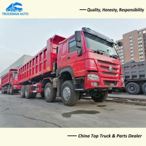 Quality 12 Wheel 25 Cubic Meter SINOTRUK HOWO Heavy Duty Dump Truck With RHD Cabin wholesale