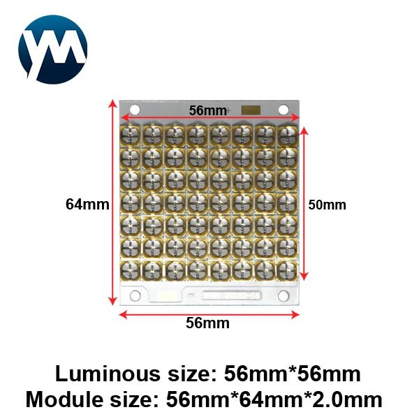 UV Light Module 560W quartz lens 395nm uv led lamp beads uv ink curing lamp