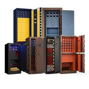 Quality Solid Steel Jewelry Watch Winder Safe Box Biometric Fingerprint Lock Custom Jewelry Safe wholesale