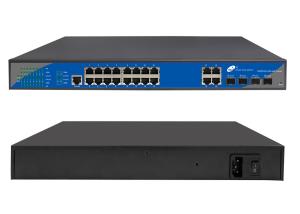 Quality 10/100/1000Mbps 16 Port POE Managed Switch wholesale