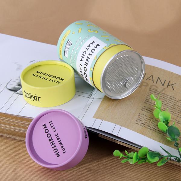 Airtight Food Paper Tube Packaging Paper Composite Cans for Coffee Protein