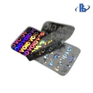 Quality 3D Holographic Security Labels , Color Changing VOID Hologram Sticker wholesale