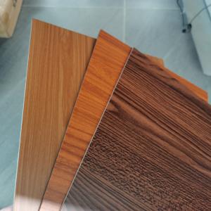 Quality PVDF Wooden Aluminum Composite Panel 1220mm For Construction Materials wholesale