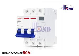 Quality Industrial Overload 50amp Three Pole Circuit Breaker Motor Starting Applications wholesale