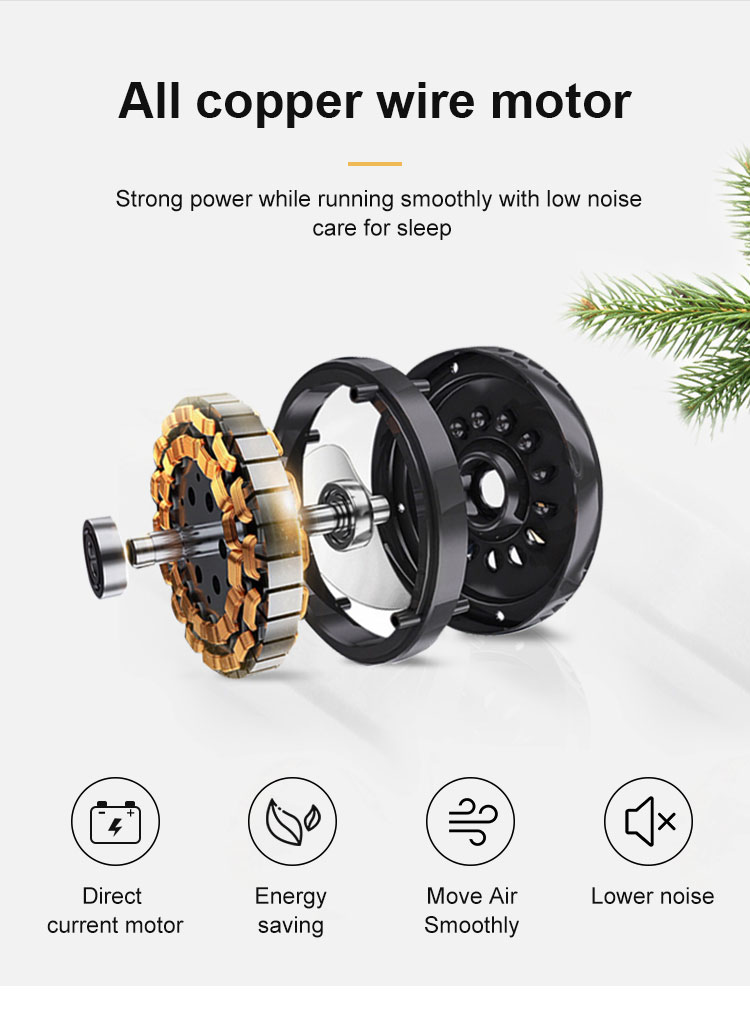 Stylish Metal Indoor Ceiling Fan with Hidden Blades and Cooling Air LED Light Function