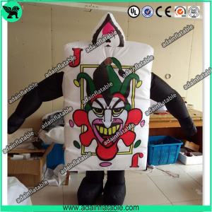 Quality Festival Event Parade Wlking Inflatable Poker Costume Moving Customized Inflatable wholesale