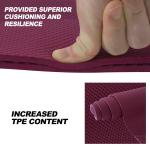 Lightweight Thermoplastic Elastomer Yoga Mat / Printed Pvc Free Yoga Mat