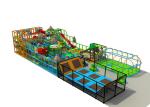 Large Indoor Play Structures / Indoor Playground Set With Soccer Playing Area