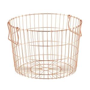 Quality Industrial Style Fashionable Sturdy Copper Metal Wire Baskets For Storage wholesale