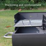 Metal Type Cold Rolled Steel Charcoal Grill BBQ Pellet Rotisserie Smoker for