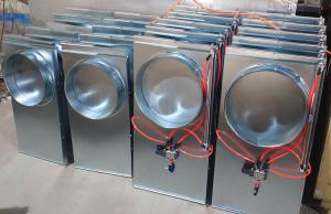 Quality Dust Collection Ducting 1.5mm Pneumatic Sliding Damper wholesale