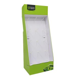 Quality Green / White Color Stationery Display Rack Floor Standing Type Solid Structure wholesale