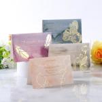 Semitransparent Printed Greeting Card Congratulating Thank You Card