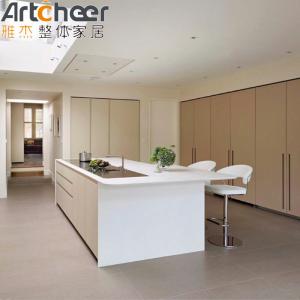 Quality Furniture Lacquer Kitchen Wooden Cabinet with Cupboard Accessories in Customized Color wholesale