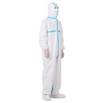 CE FDA Disposable Protective Suit , Anti Virus Chemical Protective Coveralls