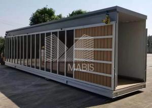 Quality 50-100sqm Prefab Movable Homes , Steel Frame Prefabricated Houses wholesale