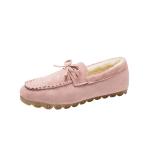 Flat Beef Tendon Plus Velvet Casual Ladies Cotton Shoes Lazy