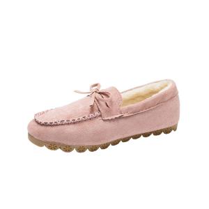 Quality Flat Beef Tendon Plus Velvet Casual Ladies Cotton Shoes Lazy wholesale