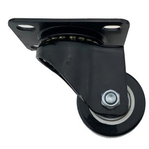 Quality 2.5 Inch PU Low Profile Swivel Plate Caster Wheels In Industrial Equipment wholesale