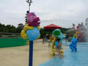 Quality Children Colorful Water Play Area Piggy Spray Fiberglass Equipment wholesale