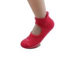 Multi Style Yoga Grip Socks / Terry Design Fuzzy Non Skid Socks For Pilates