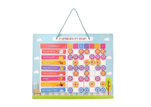 Quality Magnetic Reward Behavior Star Chore Chart 17X12 inch，Magnetic Dry Earse Board wholesale