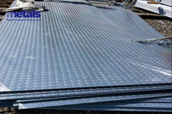 Cheap Hot Rolled Carbon Checkered Steel Sheet Plate Gi Diamond Patterned Q235B for sale