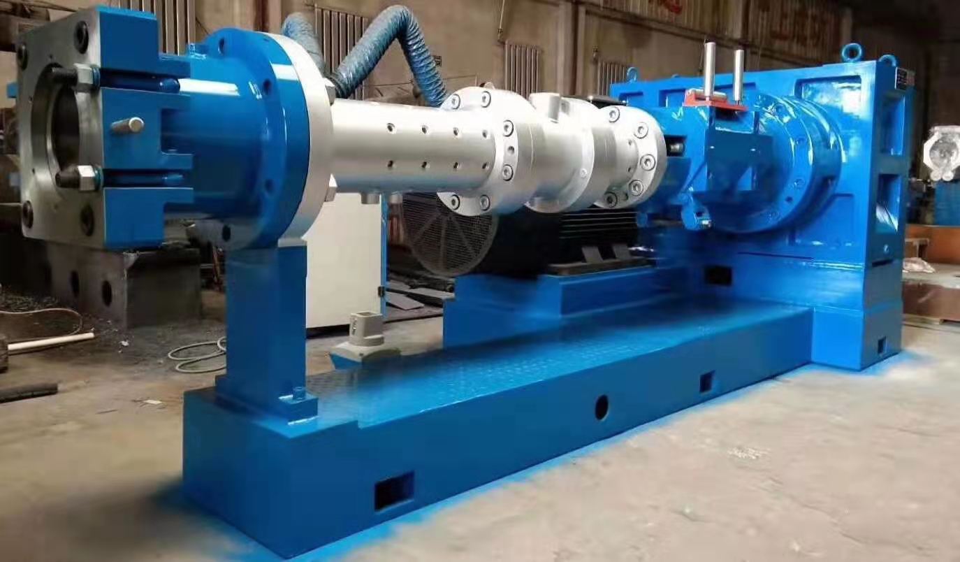 185kW Dual Head Same Screw Thread Cold Feeding Extruder for Tyre Tread Retreading