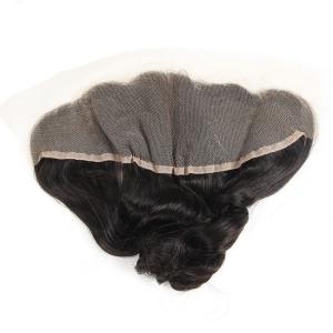 Quality Brazilian Virgin 13x4 Lace Closure Loose Wave13x4 Lace Frontal With Bundles wholesale