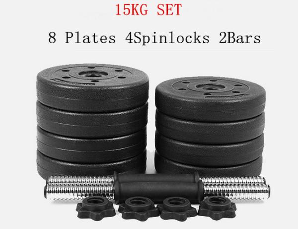 10kg 15kg 20kg 25kg 30kg 40kg adjustbale enviroment -protecting cement dumbbell