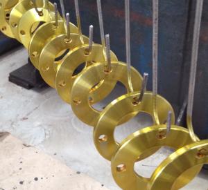 Quality Polished Carbon Steel Forged Flanges Marine Grade For Gas Transportation wholesale