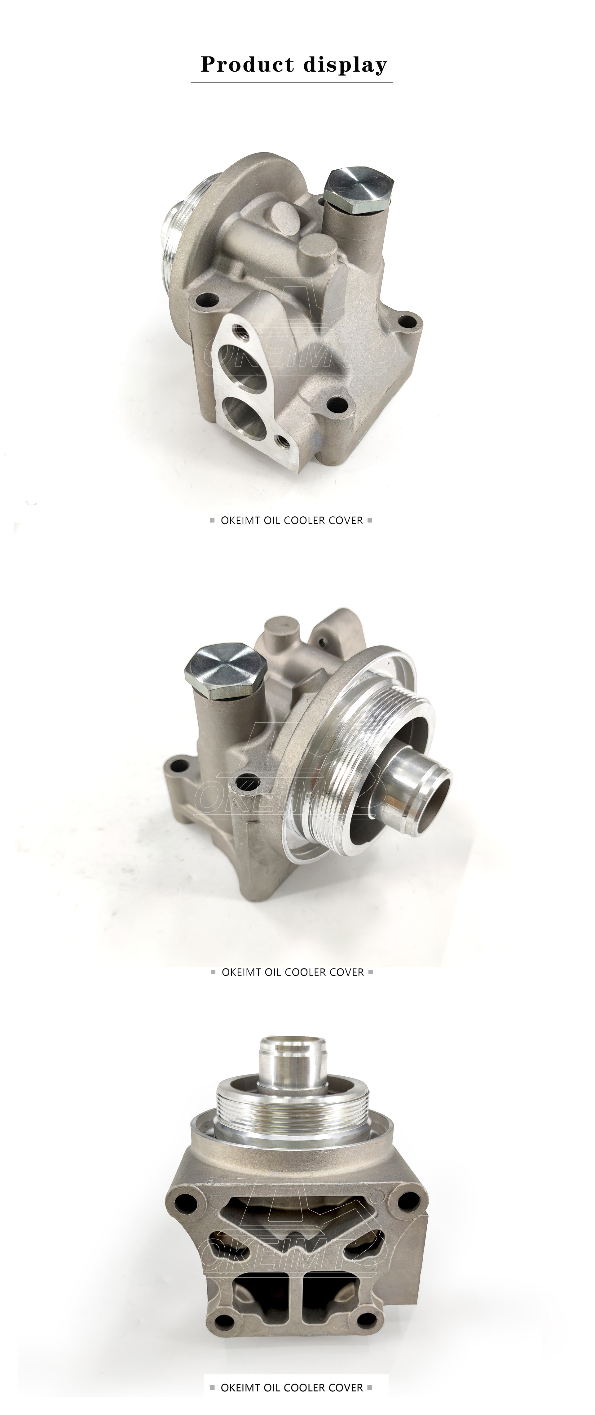 6217-51-5112 Oil Filter Head For Komatsu 6D125 PC400-7 Engine