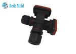 AISG Control Cable Waterproof Connector Of DB 9 Pin Waterproof Plug Whit PA66 UL