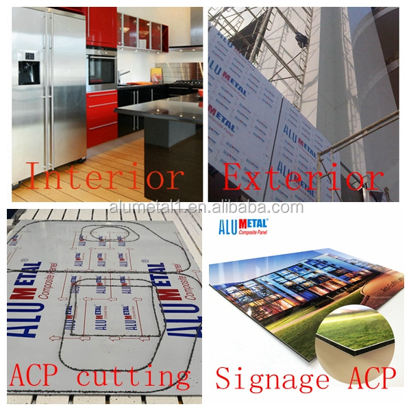 FEVE Non Combustible 5000mm Architectural Cladding Panels 2mm Thick Aluminium Sheet AA3003