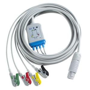 Quality Compatible for Primedic ECG Cable Primedic Defibrillator 4Lead ECG IEC Grabber wholesale