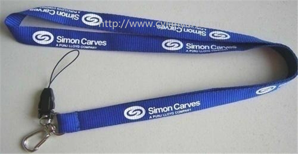 Blue polyester Lanyards maker