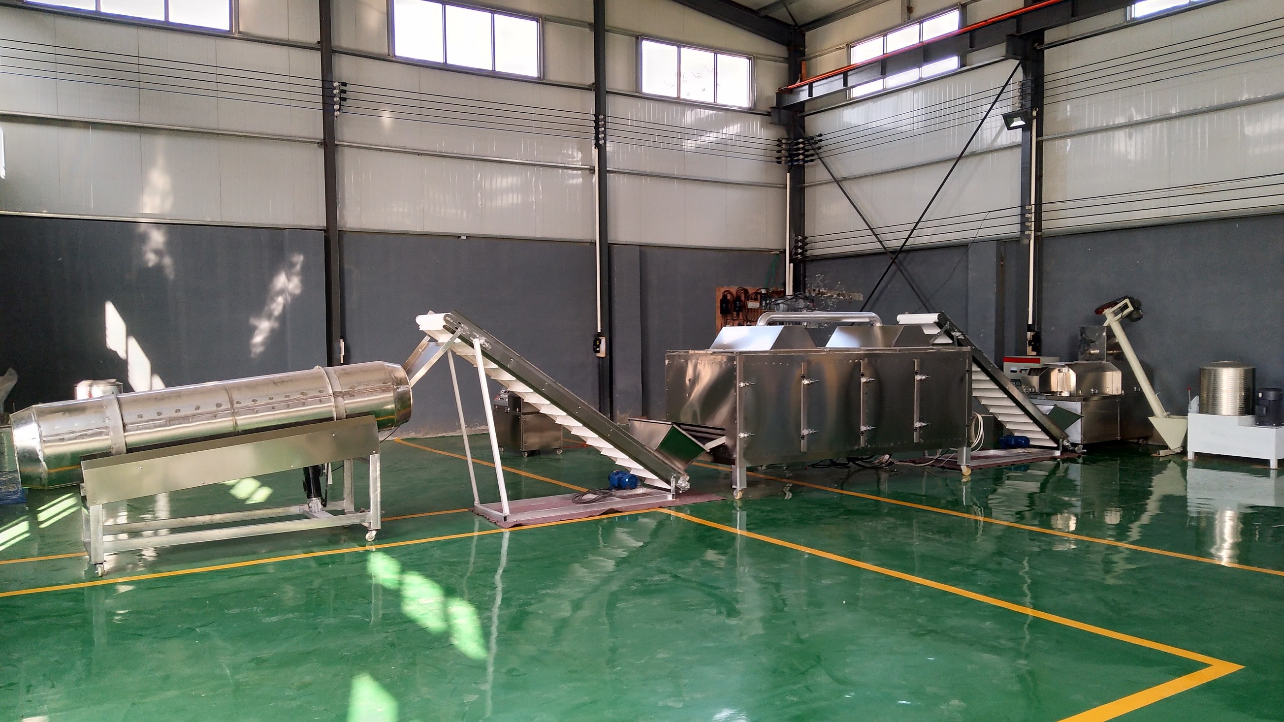 5.5kw Animal Feed Pellet Production Line Floating Fish Poultry Feed Production Line