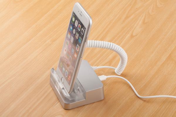 COMER Retail security upright display acrylic stand for smart phone,camera