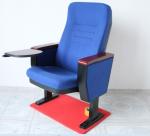 Blue Folded Plastic Theater Auditorium Chairs / Auditorium Seats With Writing