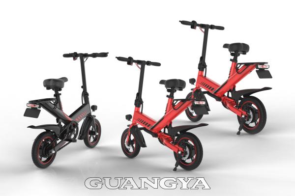 7.5AH Lithium Battery Lightweight Fold Up Bike Intelligent Environmental