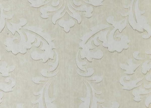 Floral Stylish Non Woven Wallpaper , TV background textured removable wallpaper