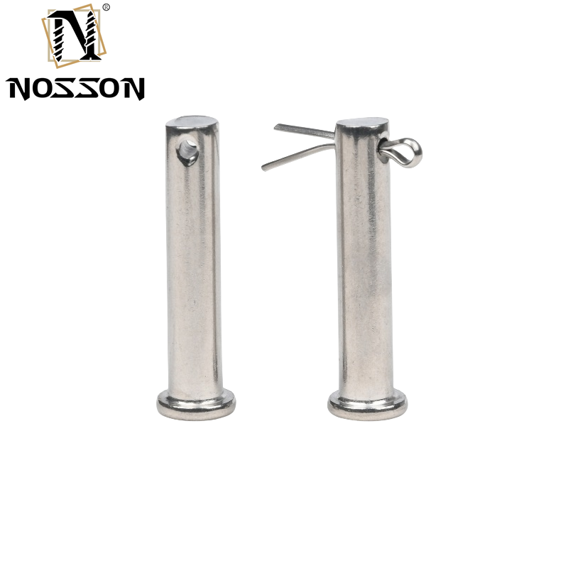 Top-Notch Performance Clevis Pins 304 Stainless Steel Cylindrical Pin with Hole Locating Pin and Longer Life TiCN Finish