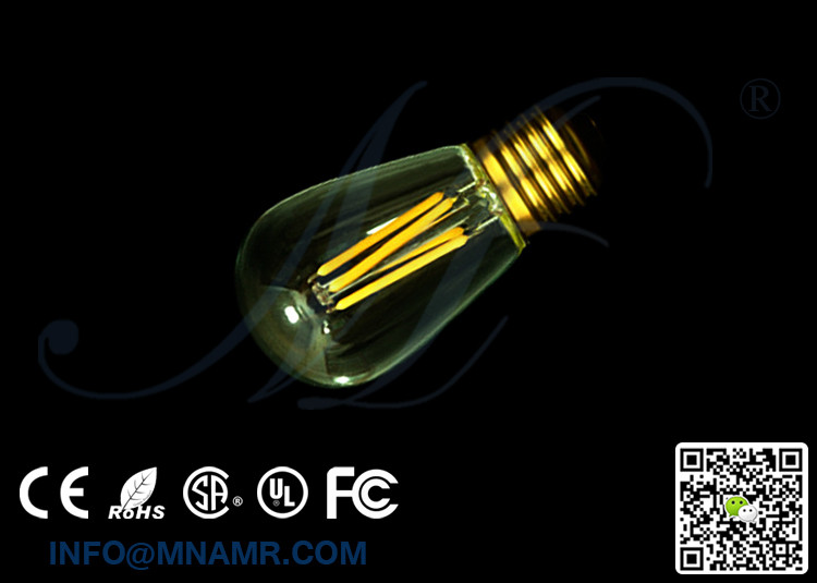 DIY Edison Bulb LED ST45 Bulb 4W E26 E27 B22 110v-130v 220v-240v Cold White 6000K Wedding Party Decorative Lighting