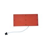 480V 200 Degree Fiberglass Reinforced Flexible Heaters Silicone Rubber