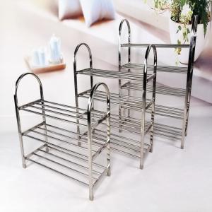 Quality ODM BSCI 5 Layer Stainless Steel Shoe Rack Furniture Metal Bench For Living Room Bedroom wholesale