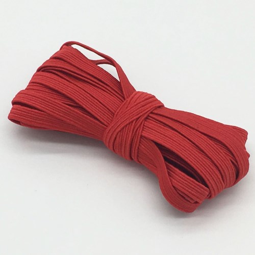 Wholesale flat elastic band tape for note book 6mm bundle packing colorful elastic cord