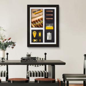 Quality Modern 3D Artistic Cigar Painting Detailed Simulation Wall Murals for Interior wholesale