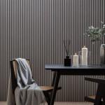 Modern Design Wooden Strip Polyester Fiber Acoustic Panel for Theater Wall Panel