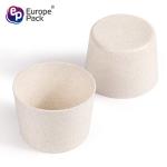 Alibaba best sellers disposable round shape 250ml wheat fibre cup