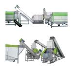 Customized Plastic Washing Recycling Machine Two Tanks PP Film Recycling Machine